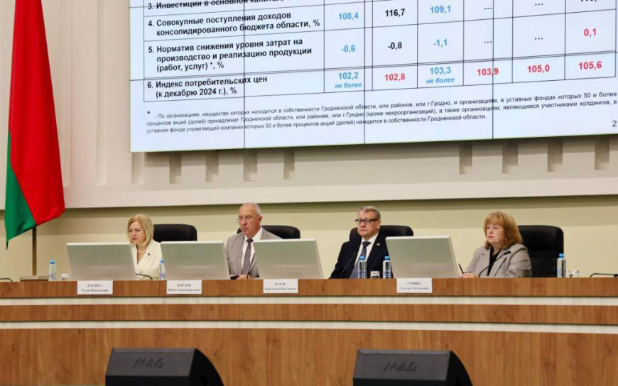 У Гродзенскай вобласці падвялі вынікі за першае паўгоддзе 2025 года